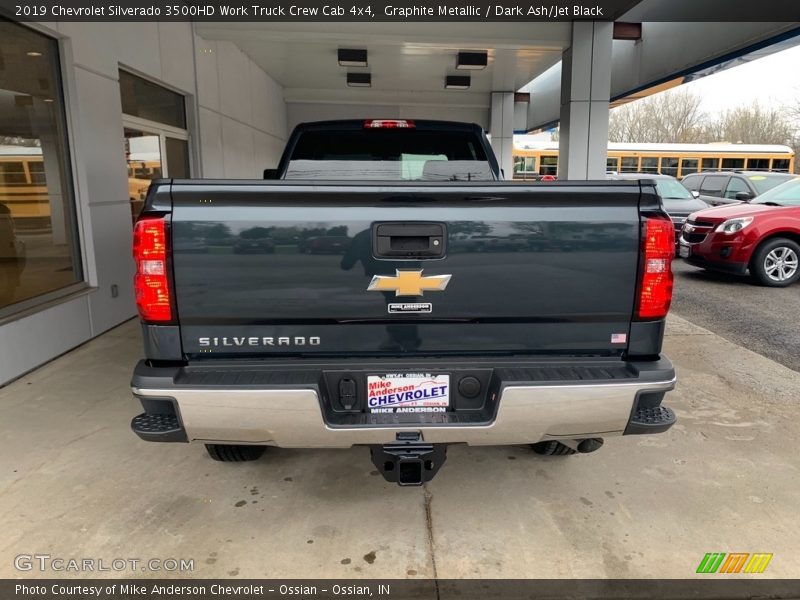 Graphite Metallic / Dark Ash/Jet Black 2019 Chevrolet Silverado 3500HD Work Truck Crew Cab 4x4