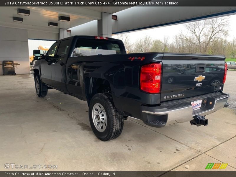 Graphite Metallic / Dark Ash/Jet Black 2019 Chevrolet Silverado 3500HD Work Truck Crew Cab 4x4
