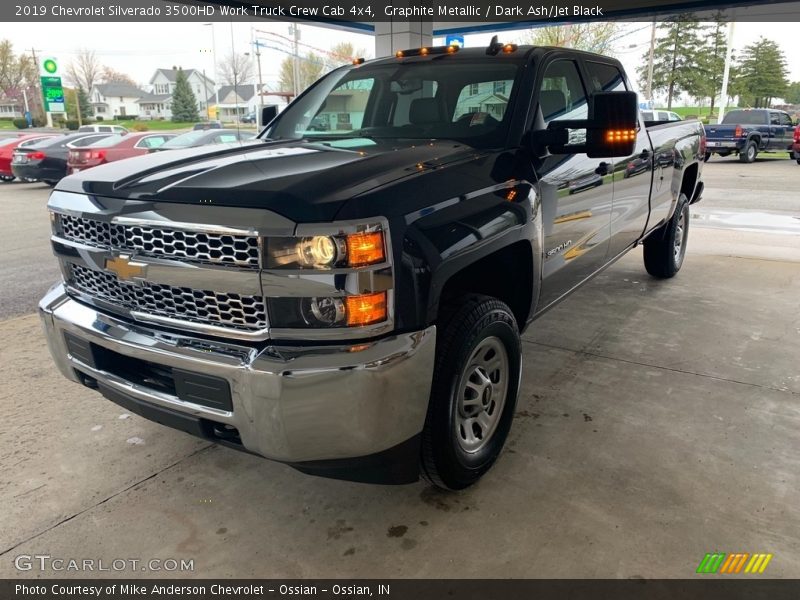 Graphite Metallic / Dark Ash/Jet Black 2019 Chevrolet Silverado 3500HD Work Truck Crew Cab 4x4