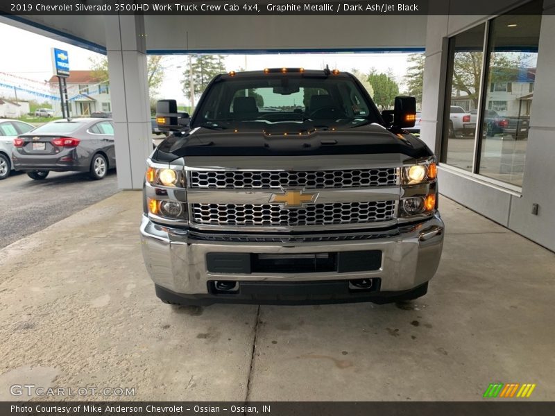 Graphite Metallic / Dark Ash/Jet Black 2019 Chevrolet Silverado 3500HD Work Truck Crew Cab 4x4