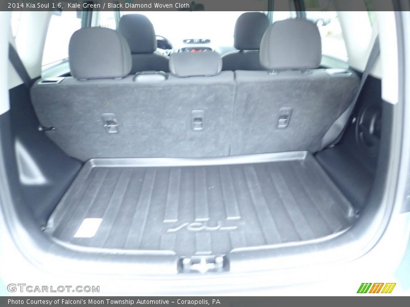 Kale Green / Black Diamond Woven Cloth 2014 Kia Soul 1.6