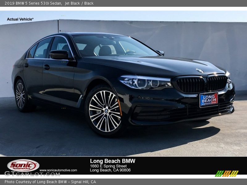 Jet Black / Black 2019 BMW 5 Series 530i Sedan