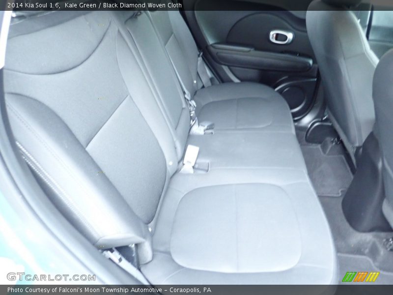 Kale Green / Black Diamond Woven Cloth 2014 Kia Soul 1.6