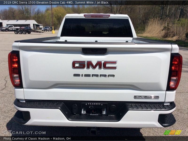 Summit White / Jet Black 2019 GMC Sierra 1500 Elevation Double Cab 4WD