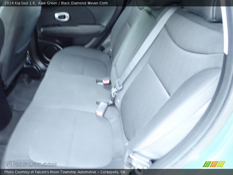 Kale Green / Black Diamond Woven Cloth 2014 Kia Soul 1.6