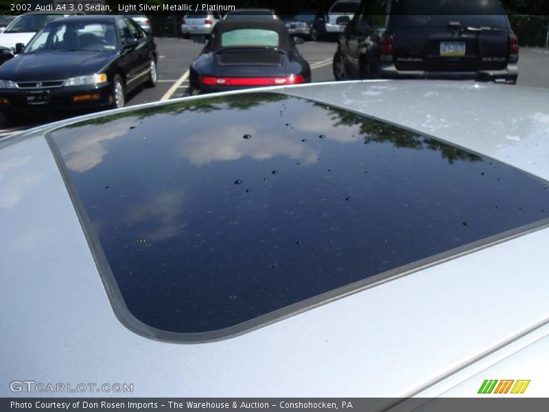 Light Silver Metallic / Platinum 2002 Audi A4 3.0 Sedan