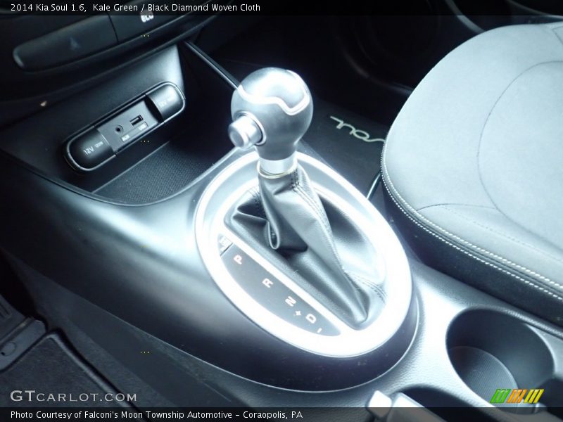 Kale Green / Black Diamond Woven Cloth 2014 Kia Soul 1.6
