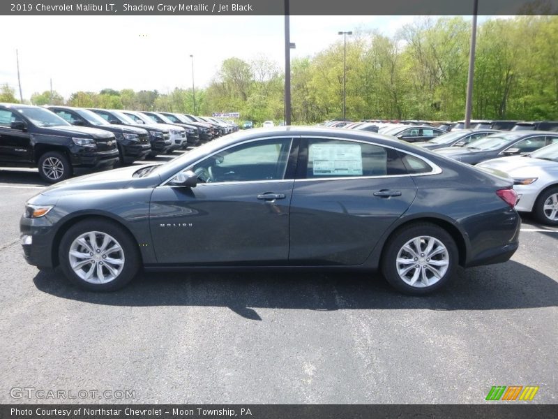 Shadow Gray Metallic / Jet Black 2019 Chevrolet Malibu LT