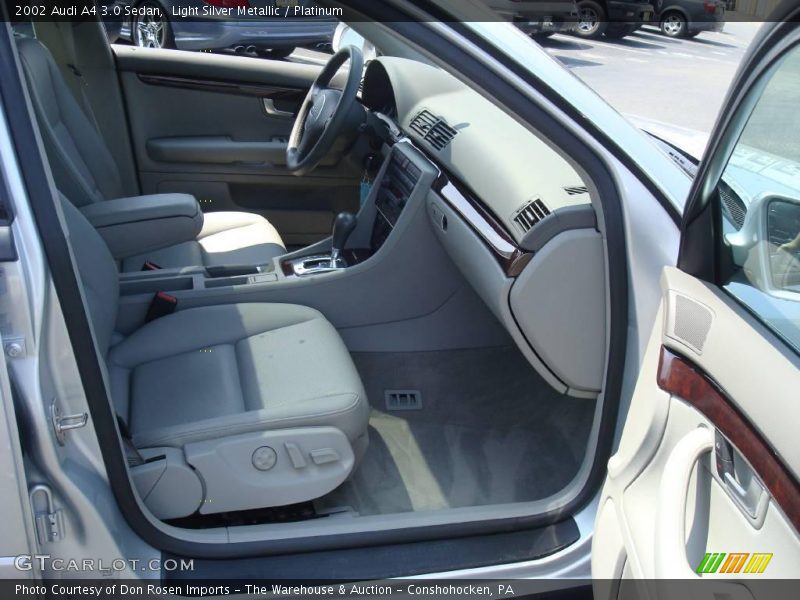 Light Silver Metallic / Platinum 2002 Audi A4 3.0 Sedan