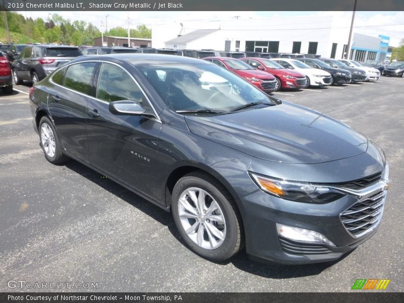 Shadow Gray Metallic / Jet Black 2019 Chevrolet Malibu LT
