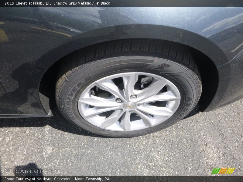 Shadow Gray Metallic / Jet Black 2019 Chevrolet Malibu LT