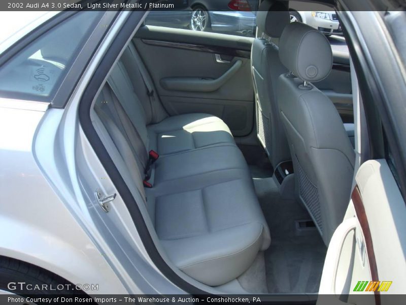 Light Silver Metallic / Platinum 2002 Audi A4 3.0 Sedan