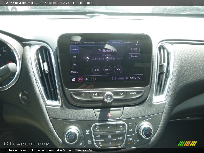 Shadow Gray Metallic / Jet Black 2019 Chevrolet Malibu LT