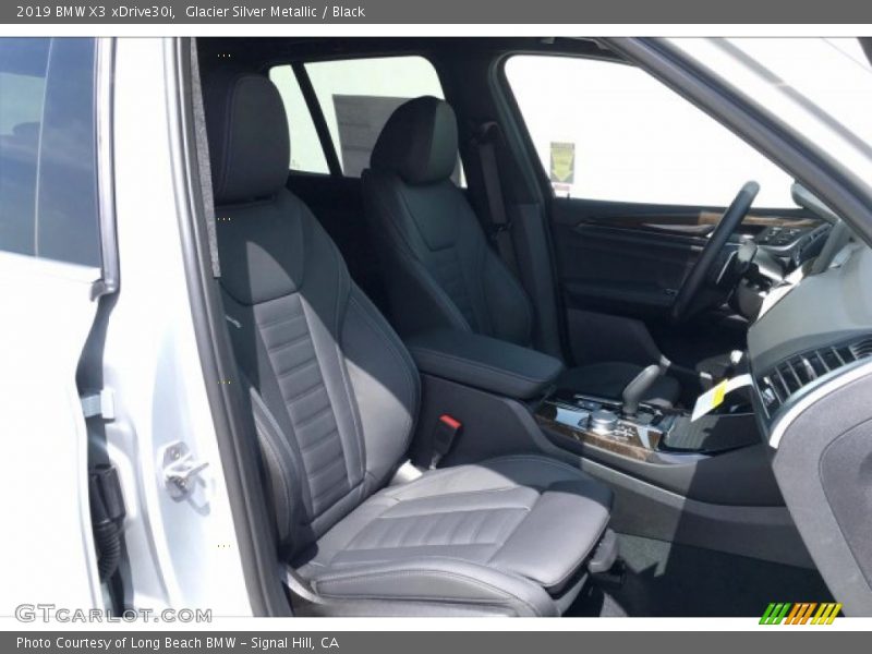 Glacier Silver Metallic / Black 2019 BMW X3 xDrive30i