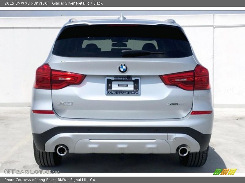 Glacier Silver Metallic / Black 2019 BMW X3 xDrive30i