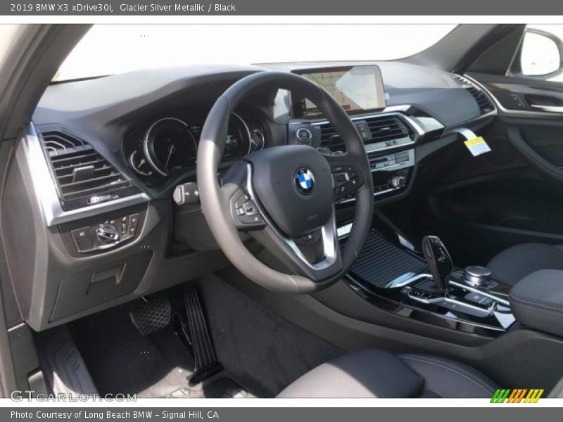 Glacier Silver Metallic / Black 2019 BMW X3 xDrive30i