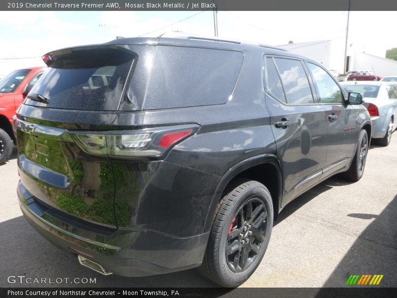 Mosaic Black Metallic / Jet Black 2019 Chevrolet Traverse Premier AWD