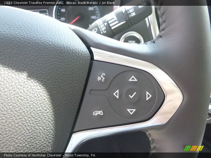 Mosaic Black Metallic / Jet Black 2019 Chevrolet Traverse Premier AWD