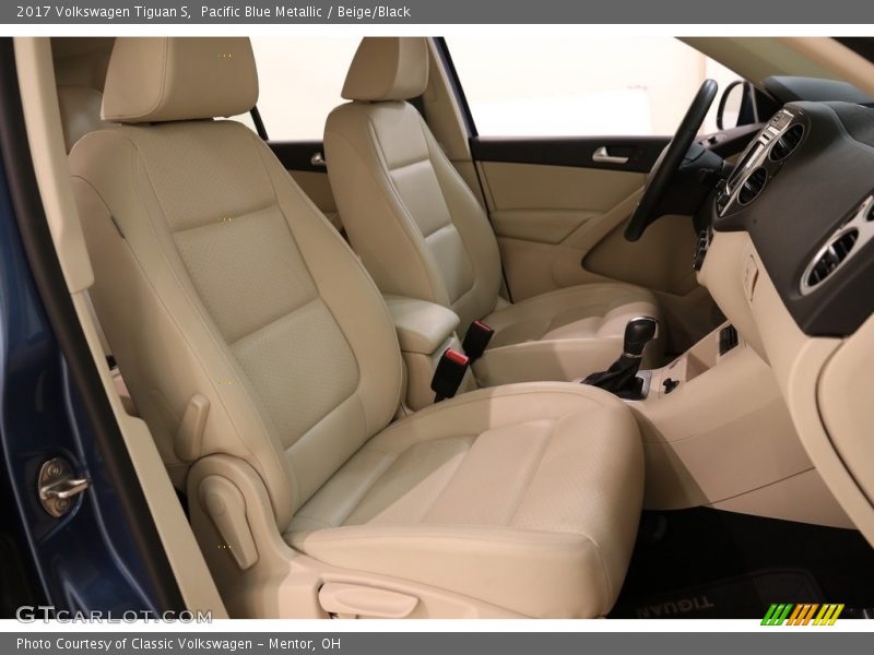Pacific Blue Metallic / Beige/Black 2017 Volkswagen Tiguan S
