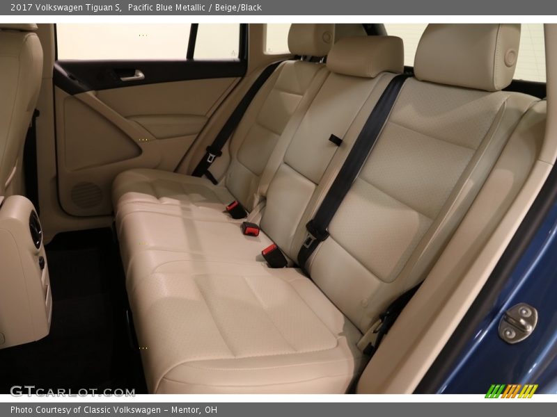 Pacific Blue Metallic / Beige/Black 2017 Volkswagen Tiguan S