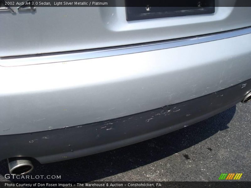 Light Silver Metallic / Platinum 2002 Audi A4 3.0 Sedan
