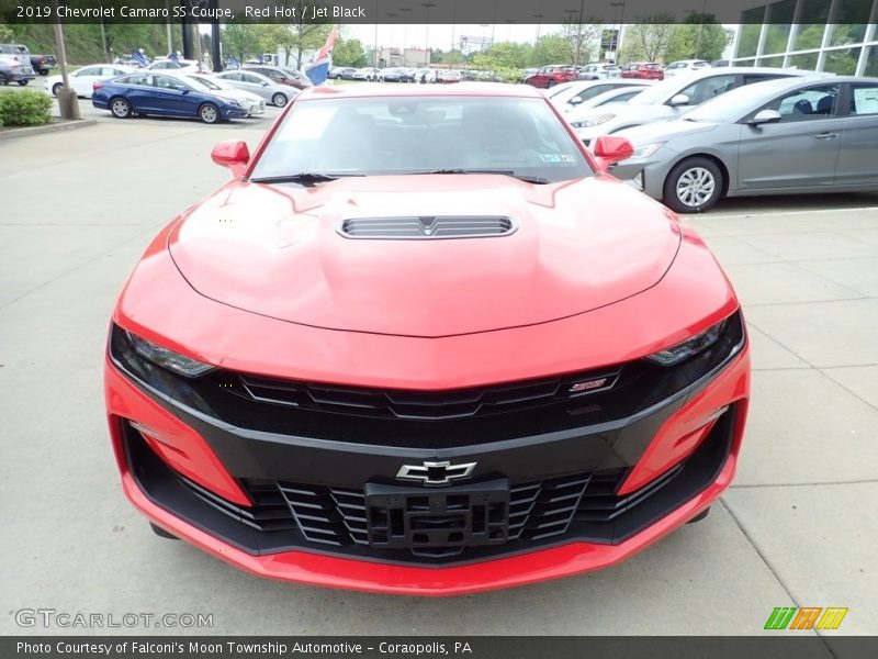 Red Hot / Jet Black 2019 Chevrolet Camaro SS Coupe
