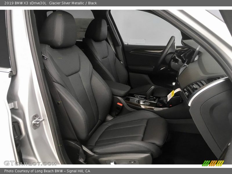 Glacier Silver Metallic / Black 2019 BMW X3 sDrive30i