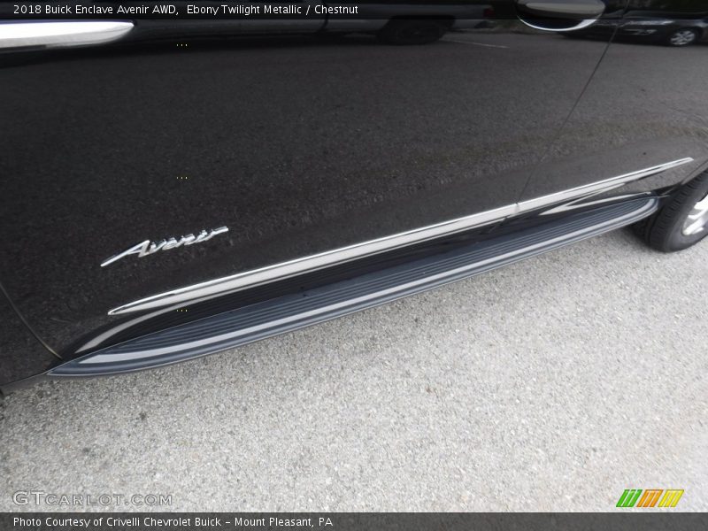 Ebony Twilight Metallic / Chestnut 2018 Buick Enclave Avenir AWD
