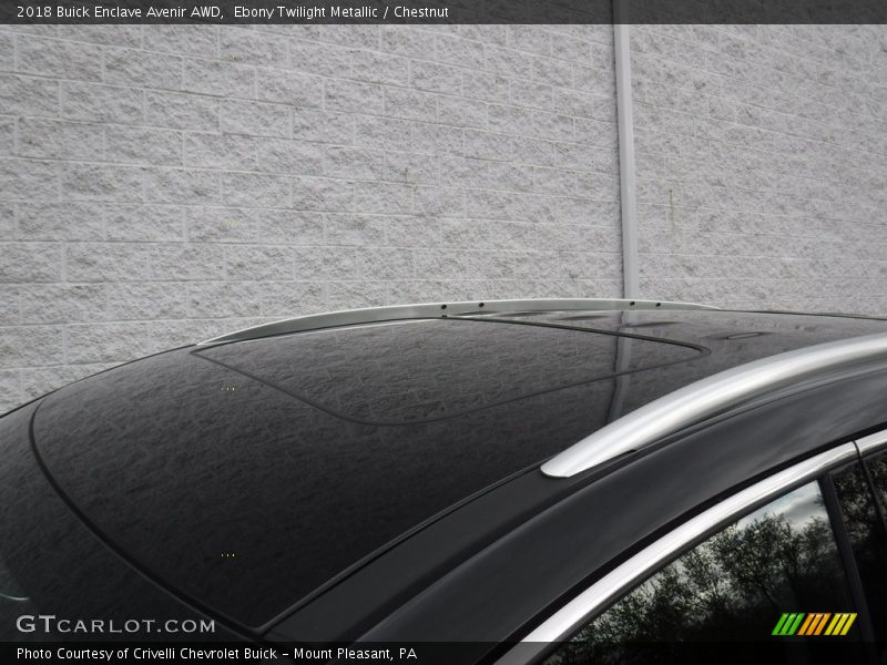 Ebony Twilight Metallic / Chestnut 2018 Buick Enclave Avenir AWD