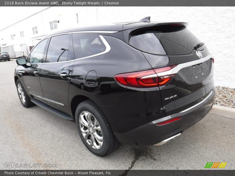 Ebony Twilight Metallic / Chestnut 2018 Buick Enclave Avenir AWD