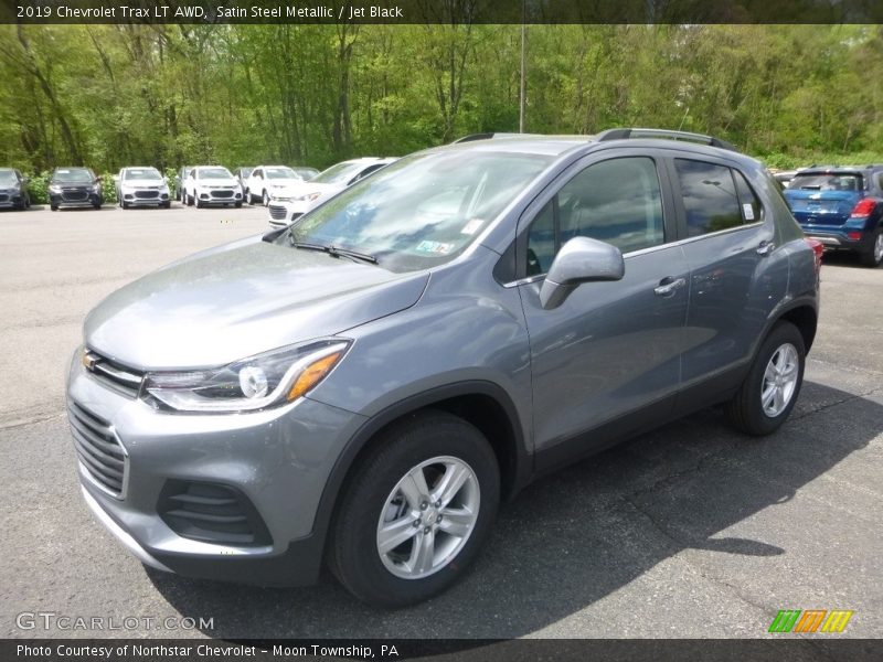 Satin Steel Metallic / Jet Black 2019 Chevrolet Trax LT AWD