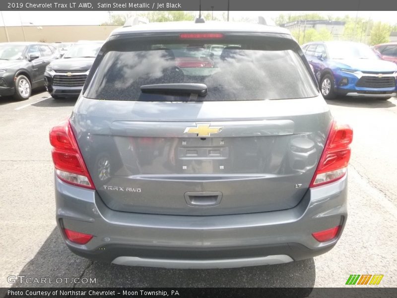 Satin Steel Metallic / Jet Black 2019 Chevrolet Trax LT AWD