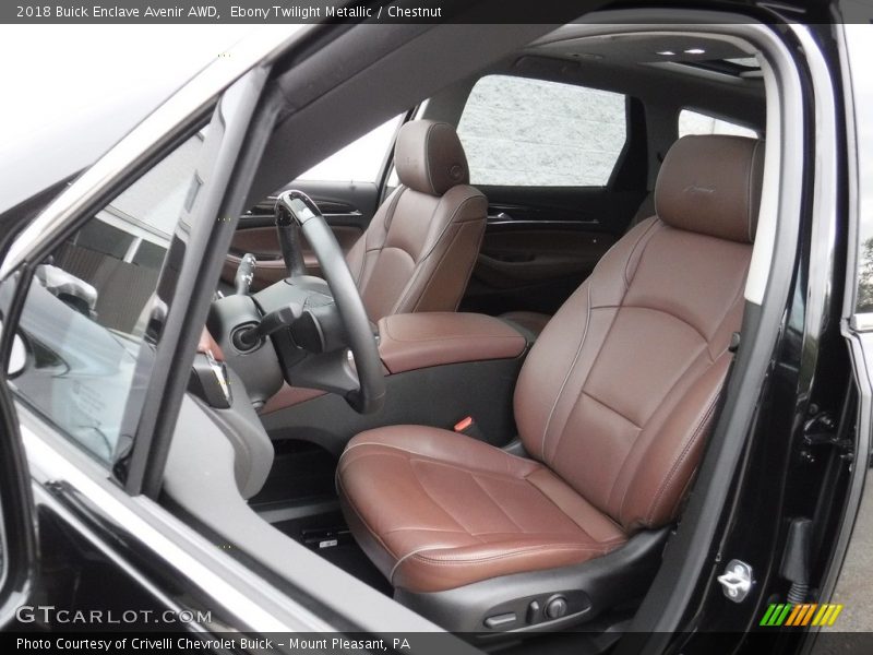 Ebony Twilight Metallic / Chestnut 2018 Buick Enclave Avenir AWD