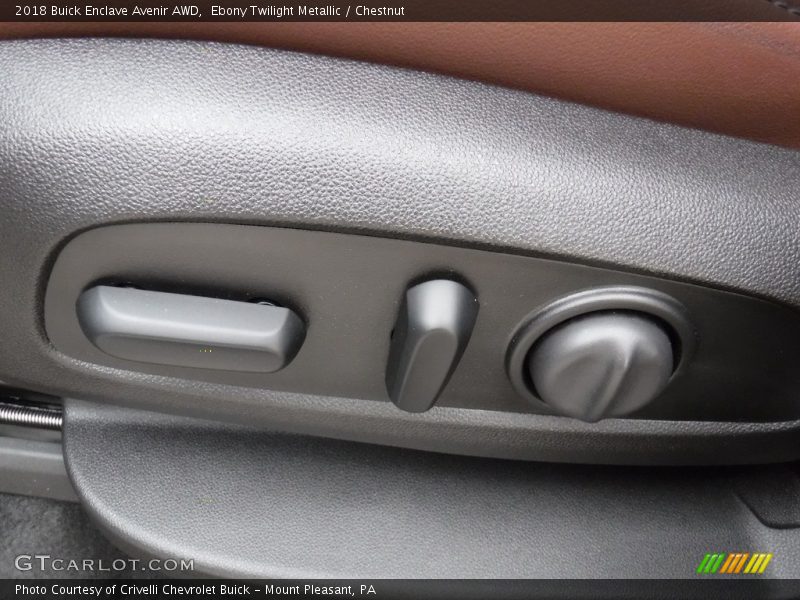 Ebony Twilight Metallic / Chestnut 2018 Buick Enclave Avenir AWD