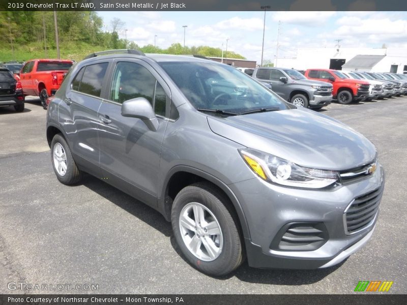 Satin Steel Metallic / Jet Black 2019 Chevrolet Trax LT AWD