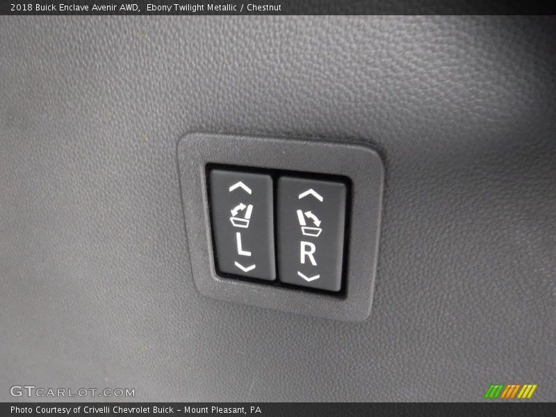 Ebony Twilight Metallic / Chestnut 2018 Buick Enclave Avenir AWD