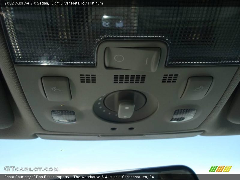 Light Silver Metallic / Platinum 2002 Audi A4 3.0 Sedan