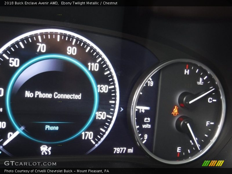 Ebony Twilight Metallic / Chestnut 2018 Buick Enclave Avenir AWD