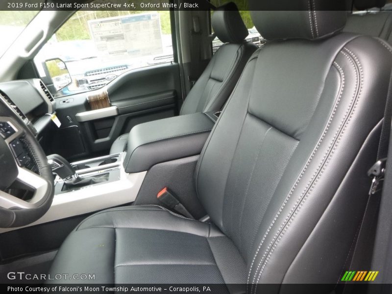 Oxford White / Black 2019 Ford F150 Lariat Sport SuperCrew 4x4