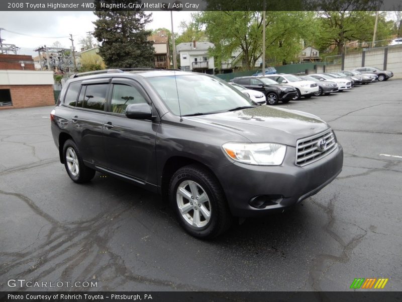 Magnetic Gray Metallic / Ash Gray 2008 Toyota Highlander 4WD