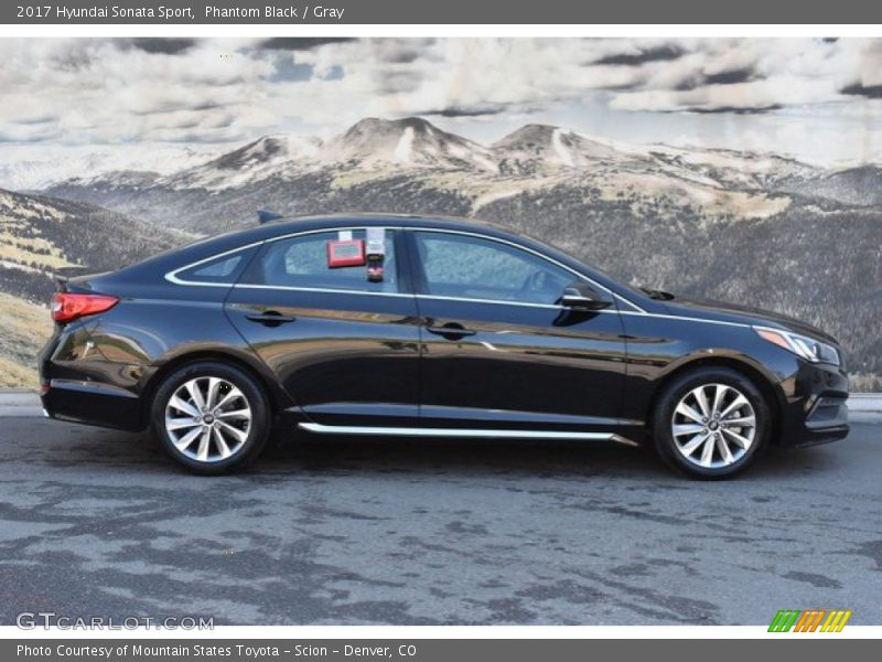 Phantom Black / Gray 2017 Hyundai Sonata Sport