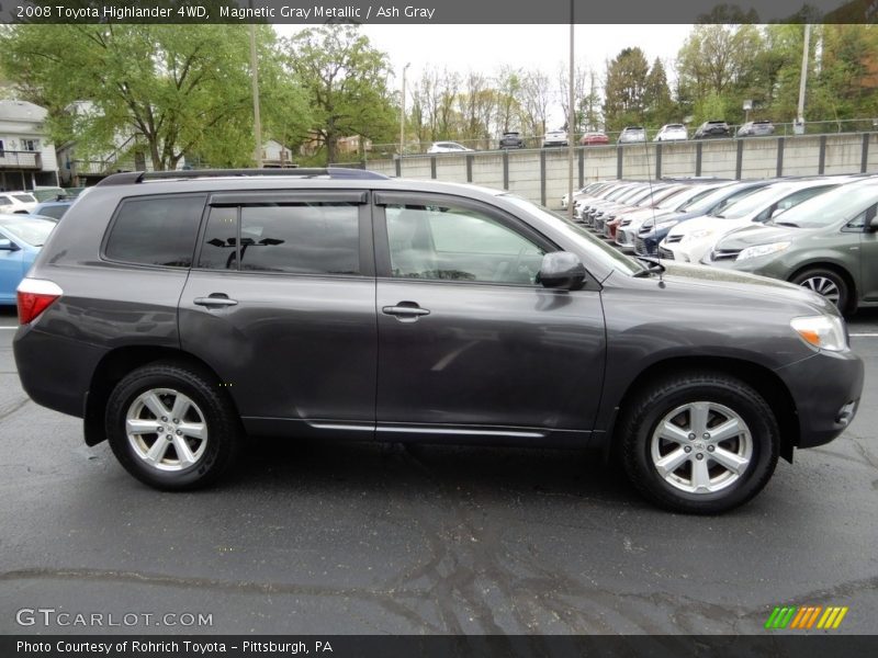 Magnetic Gray Metallic / Ash Gray 2008 Toyota Highlander 4WD