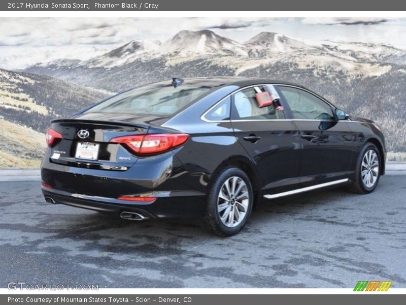 Phantom Black / Gray 2017 Hyundai Sonata Sport