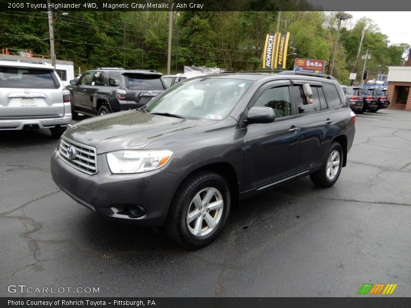 Magnetic Gray Metallic / Ash Gray 2008 Toyota Highlander 4WD