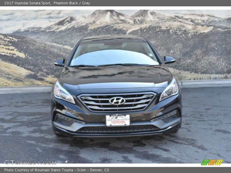 Phantom Black / Gray 2017 Hyundai Sonata Sport