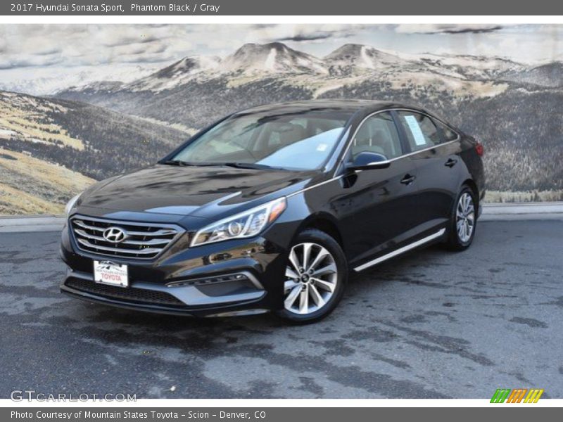 Phantom Black / Gray 2017 Hyundai Sonata Sport