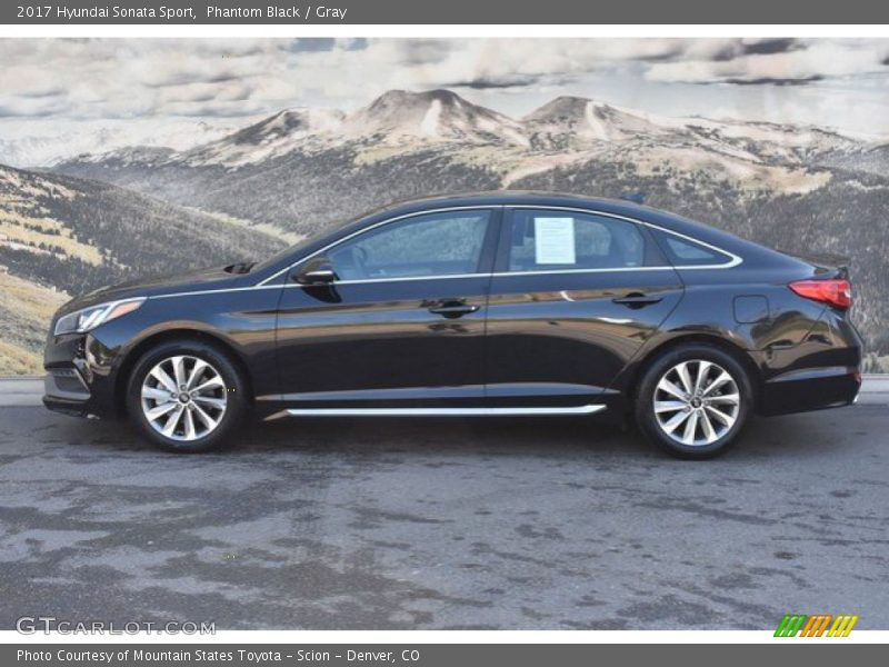 Phantom Black / Gray 2017 Hyundai Sonata Sport