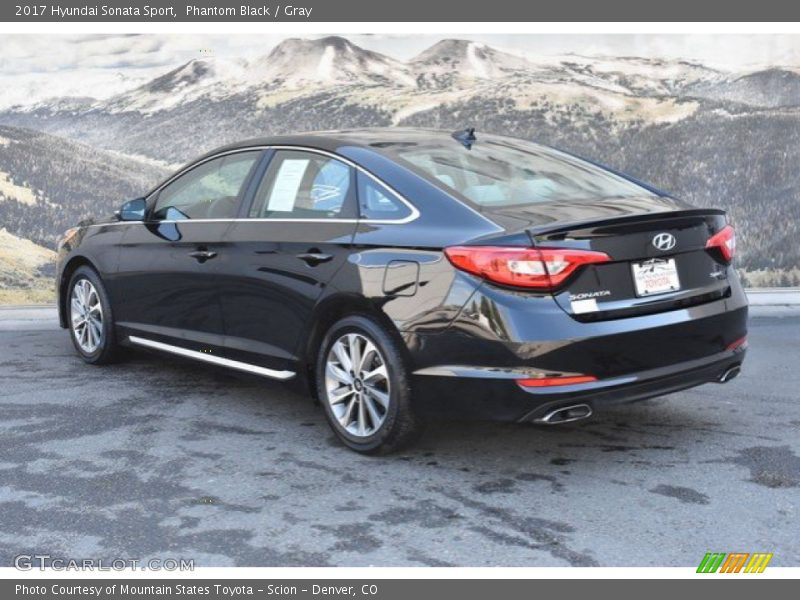 Phantom Black / Gray 2017 Hyundai Sonata Sport