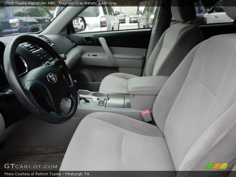 Magnetic Gray Metallic / Ash Gray 2008 Toyota Highlander 4WD