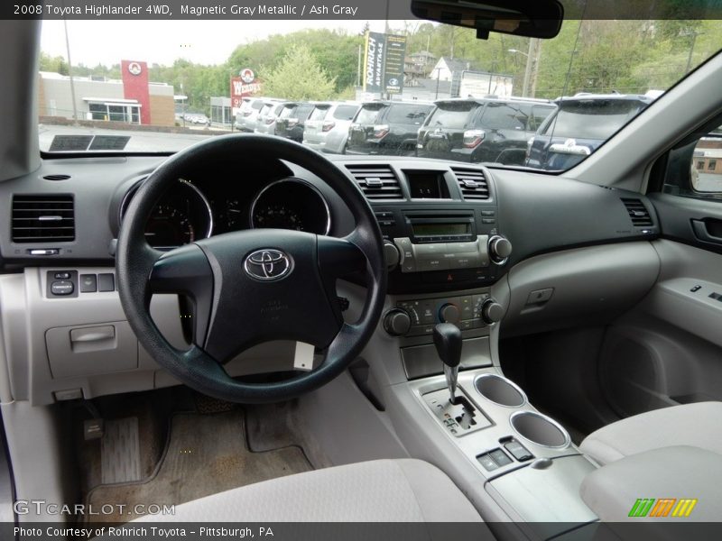 Magnetic Gray Metallic / Ash Gray 2008 Toyota Highlander 4WD